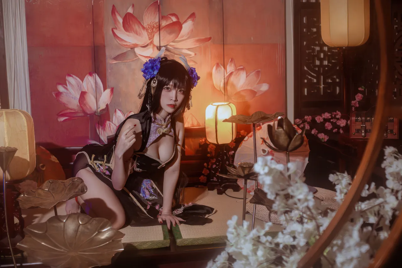 二佐Nisa - 碧蓝航线 比叡 旗袍-erohere10.webp